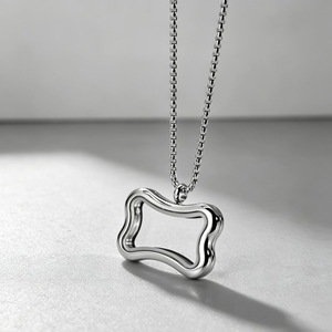 จี้สร้อยคอรูปกระดูกแบบเปิดได้ ทำจากสแตนเลสสตีล สำหรับใส่แก้วเก็บของที่ระลึกสำหรับสัตว์เลี้ยง เหมาะสำหรับคนรักสุนัข - Product Image 3