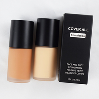 Fond de teint liquide minéral de haute qualité teint foncé maquillage longue durée imperméable mat hydratant naturel marque privée