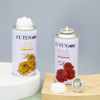 Vente en gros d'usine, logo personnalisé, boîtes de conserve aérosols vides, vaporisateurs d'assainisseur d'air, diamètre 65 mm, boîte de conserve en métal pour la maison, les soins infirmiers
