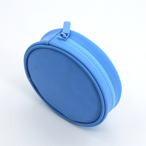 Bolsa de Cosméticos Redonda de Silicona Personalizada, <span class=keywords><strong>Nueva</strong></span> Colección al por Mayor, Bolsa de Aseo Redonda con Cierre de Cremallera - Product Image 5