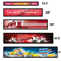Monitor LCD Ultra Lebar dengan Ukuran yang Dapat Disesuaikan, Resolusi 1080p, Poster Digital Android untuk Iklan di Pusat Perbelanjaan SDK