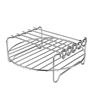 Stainless Steel Double Layer <b>Steamer</b> Rack With Handle For Gas And Induction Cooker - Product Image 1