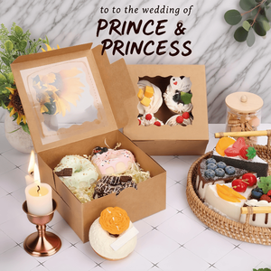 Scatole per Biscotti Personalizzate con Finestra <span class=keywords><strong>in</strong></span> <span class=keywords><strong>Plastica</strong></span> per Alimenti, per Pasticceria, Sushi e Dolci, con Logo <span class=keywords><strong>in</strong></span> Rilievo e Confezione Regalo - Product Image 3