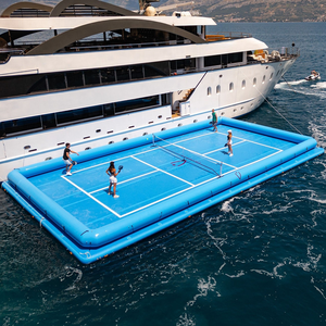Terrain <span class=keywords><strong>de</strong></span> pickleball gonflable flottant en PVC, design populaire 2026, pour sports nautiques et jeux en <span class=keywords><strong>mer</strong></span> - Product Image 2