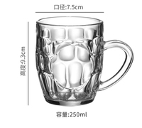 Vente en gros chope en verre à bière différente, chope en verre à bière