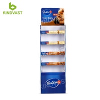 Plancher ondulé pop up plv produit de cosmet porte-papier maquillage présentoir carton pour les magasins de détail de carton