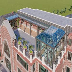 Invernadero y Jardín de Invierno Sunmate Classic de Aluminio y Vidrio con Aislamiento de Alto Rendimiento, Ecológico y Anticorrosivo - Product Image 4