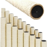 Eyepower Poteau de remplacement pour arbre à chat de 45 cm avec poteau à gratter M8 en corde de sisal résistante pour chats - Montage facile