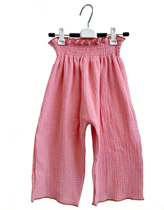 Pantalones Infantiles Bonitos, Pantalones de Bebé para Primavera y Otoño, Pantalones de Crepé <span class=keywords><strong>Jenner</strong></span> para Niños, Pantalones Cómodos de Pierna Ancha para Niñas, Ropa para Niñas - Product Image 4