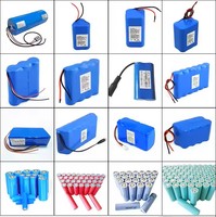 Pack de batteries au lithium-ion personnalisées 3.7V 7.4V 11.1V 14.8V 18650 V 24V 48v 32650 26650 26500 21700 16500 14500 cellules avec BMS