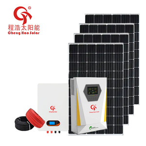 Sistema de Energía Solar Cheng Hao de 10 Kw, Paneles Monocristalinos, Controlador MPPT, Montaje en Suelo, Uso Comercial - Product Image 1