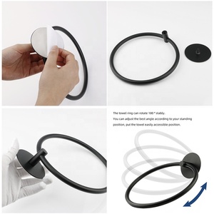 Porte-serviettes mural en acier inoxydable <span class=keywords><strong>de</strong></span> style design <span class=keywords><strong>moderne</strong></span> pour la salle <span class=keywords><strong>de</strong></span> bain <span class=keywords><strong>de</strong></span> l'hôtel - Product Image 4