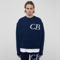 Pull en maille pour homme Cole Buxton, best-seller, motif décontracté, col rond, coupe ample, idéal pour l'hiver