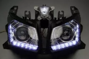 Gruppo Faro Anteriore LED per Moto YAMAHA <span class=keywords><strong>Tmax</strong></span> <span class=keywords><strong>530</strong></span> per Modifica Faro - Product Image 4