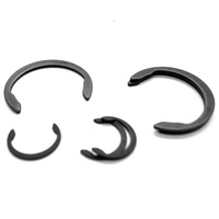 Élastique de retenue en acier à ressort de qualité supérieure, robuste, noir, zingué, norme ISO, pour machines, équipements automobiles et EDC