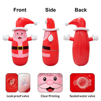 Joyee Père Noël Gonflable, Sac de Frappe Gonflable, Décoration de Noël Gonflable, Jouet Gonflable Autoportant avec Base à Remplir d'Eau