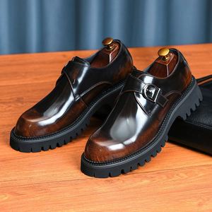 Luxurious Genuine Leather <b>Pointed</b>-<b>toe</b> Business with Elegant Style, Breathable and Lightweight Shoe Designers Custom Made - Product Image 3