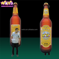 Costume gonflable de bouteille pour des défilés de publicité extérieure