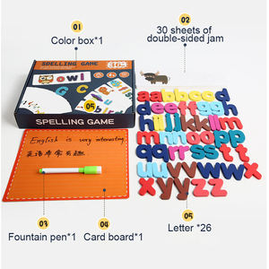 Jouet d'apprentissage en bois Montessori, 26 lettres, pour enfants, Puzzle - Product Image 3