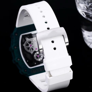 Reloj Mecánico Automático de Lujo para Hombre, Diseño de Barril, Ligero, con Cristal de Zafiro y Fibra de Carbono Degradada, Personalizado, 2026 - Product Image 6