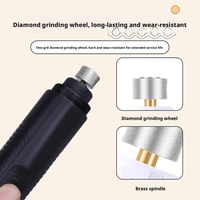 Lime à ongles LED pour animaux de compagnie avec meule diamantée, rechargeable USB Type C, coupe-ongles silencieux pour chiens et chats