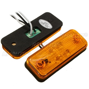 2/4/6 Piezas, 4 Luces LED Ámbar, Marcador Lateral, Intermitentes, Lámpara para Autobús, Camión, Remolque, Caravana, 12~24V E8 - Product Image 6