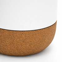 Mug à café personnalisé en céramique avec base en liège, imprimé par sublimation, tasse à transfert thermique pour service de table en restaurant, cadeaux promotionnels