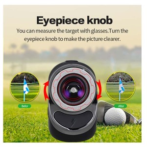 Bosian khoảng cách Tốc độ đo ngoài trời cắm trại khả năng chịu nước Rangefinder khoảng cách Meter Laser - Product Image 5