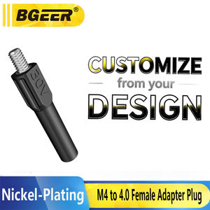 एम 4.0 केले प्लग नर से 4 मिमी मादा एडाप्टर-शुद्ध तांबे इंजेक्शन-पिघला हुआ लालटेन कनेक्टर - Product Image 5