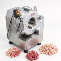 Coupe-cubes de viande en acier inoxydable, machine à découper la viande en cubes, machine à couper la viande en dés