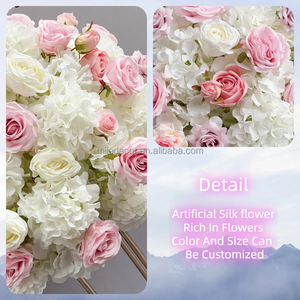 Bola <span class=keywords><strong>de</strong></span> Flores <span class=keywords><strong>de</strong></span> Rosa Rosa Claro Fucsia <span class=keywords><strong>de</strong></span> 80cm 60cm Directo <span class=keywords><strong>de</strong></span> Fábrica para Decoración <span class=keywords><strong>de</strong></span> Arreglos <span class=keywords><strong>de</strong></span> Boda - Product Image 2