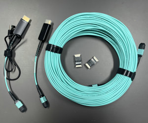 MPO Premium para HDMI 2,1 sobre fibra con chaqueta de PVC 48gbps 4K 120Hz/8K 60Hz 30m 300M Rango de m para HDTV Monitor REPRODUCTOR DE DVD hogar - Product Image 1