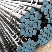 Tuyaux en acier au carbone noir sans soudure DN15-DN600 ASTM A106/API 5L Gr.B pour applications de chaudières, d'huiles et de structures, certifiés ISO 9001