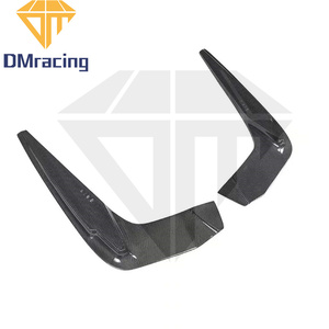 Difusor trasero de fibra de carbono seco para <span class=keywords><strong>BMW</strong></span>, labio trasero con divisores, estilo de diseño 3D, para modelos serie 5 G30, G38 y M-TECH, años 2017 a 2019 - Product Image 2