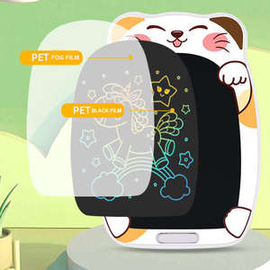 Mainan 8.5 inci untuk anak-anak papan gambar elektronik tablet gambar sketsa grafiti menulis layar Lcd kartun hewan - Product Image 3