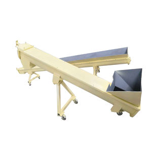 Nuevo transportador de tornillo de barrena de transporte inclinado de correa de plástico Modular de acero inoxidable WL, Motor de virutas de madera duradero ajustable - Product Image 3