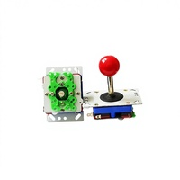 Manette de jeu d'arcade classique à poignée longue 2/4/8 directions avec bouton sphérique pour assemblage de bornes d'arcade