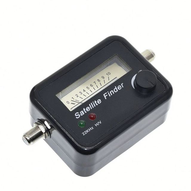 Digital Satellite Finder Meter LNB Digital TV Signal Satfinder for Find Alignment Signal of Receptor