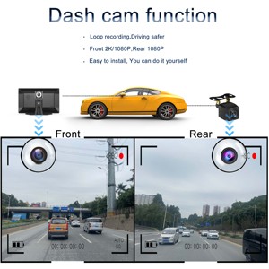 Apple Carplay Màn hình <span class=keywords><strong>7</strong></span> "<span class=keywords><strong>HD</strong></span> xách tay Car Stereo Màn hình cảm ứng với không dây Android tự động, sao lưu máy ảnh, âm thanh xe hơi receivers - Product Image 4