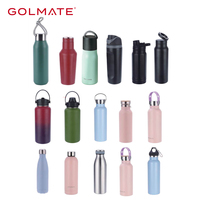 Multi Styles Portable Double Paroi en Acier Inoxydable Thermo Bouteille d'Eau Sous Vide et Thermos pour Sport Extérieur Camp