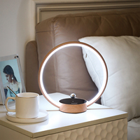 Lampe annulaire à lévitation magnétique HCNT Circlo RGB, éclairage décoratif pour la maison, lumière LED flottante, décoration intérieure moderne, cadeau personnalisé