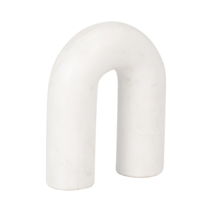 Decorazione a forma di ferro di cavallo arrotondato in marmo per la casa, l'ufficio, il bagno, il soggiorno, per decorare gli scaffali, forma curva - Product Image 2