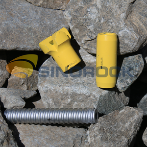 Ancre en acier auto-perceuse Sinorock T76, barre filetée creuse, 200 kN, haute performance, revêtement TiCN pour le tunnelage - Product Image 4