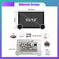 360 Caméra Android Stéréo 11.5 Pouces Double Bouton Autoradio avec 6 + 128G Lecteur Multimédia pour Voiture Électronique Radio vw Golf 5 2008