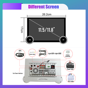 Fotocamera 360 Android Stereo 11.5 pollici doppia manopola autoradio con 6 + 128G lettore multimediale per auto elettronica <span class=keywords><strong>Radio</strong></span> vw Golf 5 2008 - Product Image 5