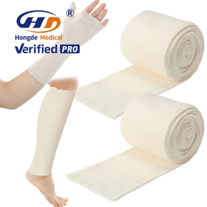 Op Maat Gemaakte Fabriekslevering Katoen Elastische Buisvormige <span class=keywords><strong>Bandage</strong></span> <span class=keywords><strong>Stockinette</strong></span> Met Ce Iso - Product Image 1
