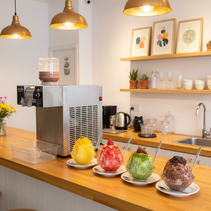 Nueva Máquina de Hielo Raspado de Acero Inoxidable de 750W con 5 Sabores, Totalmente Automática, Consistente, de 1200W, de un Solo Tambor, para Hielo en Copos, Segura para Comida Rápida - Product Image 6
