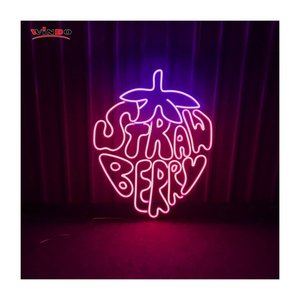 Dâu Tây Neon dấu hiệu berry LED ánh sáng nhà bếp trang trí nội thất tùy chỉnh dâu tây neon ánh sáng trái cây neon dấu hiệu - Product Image 1