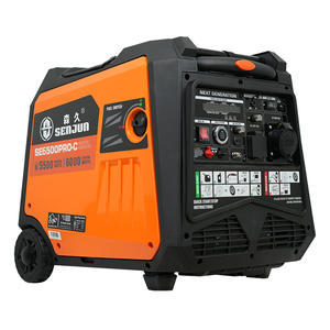 Premium 6KW 9kw extérieur voiture recharge ensemble de démarrage électrique générateur à onduleur à essence <span class=keywords><strong>silencieux</strong></span> maison sauvegarde centrale électrique Portable - Product Image 1