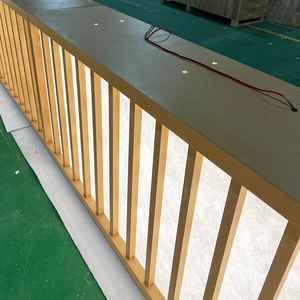 עיצוב פנים גדול של מסעדה עם תאורת לד בצורת עץ, תאורת לד בהתאמה אישית עם גריל נירוסטה - שלט לד - Product Image 3